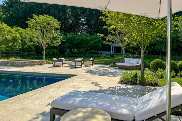 Poolside View