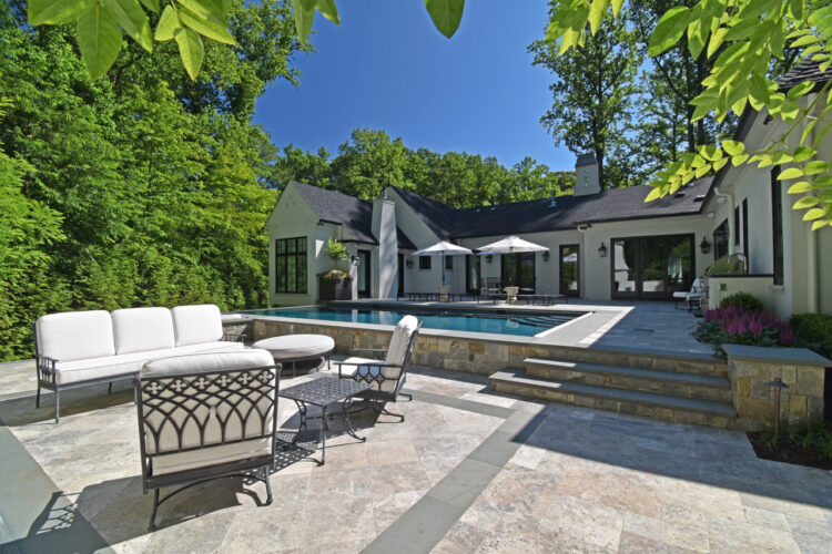 Bluestone and Travertine Craftsmanship