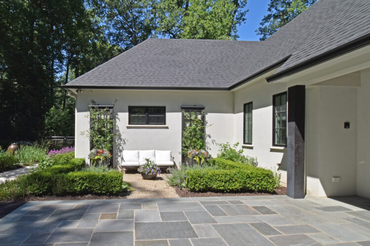 Family Entrance and Driveway