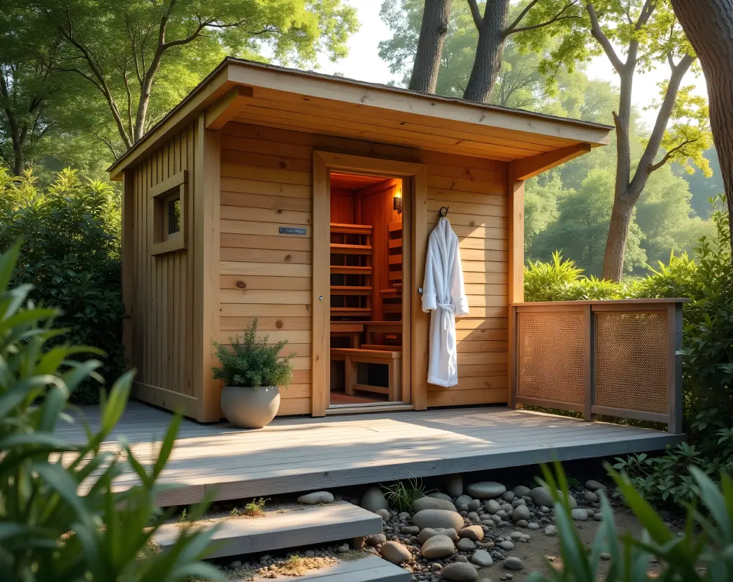 Landscape Wellness Trends - Outdoor Sauna