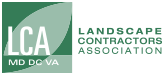Landscape Contractors Association (LCA) logo with green leaf icon